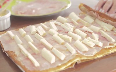 Receta de Arrollado de Palmito