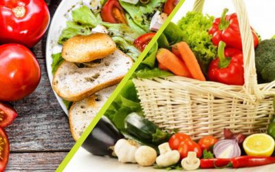 Dieta Mediterránea vs Dieta Vegetariana.