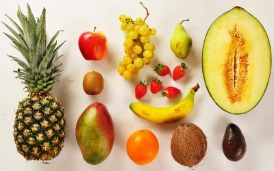 Carbohidratos y Fibra en Frutas