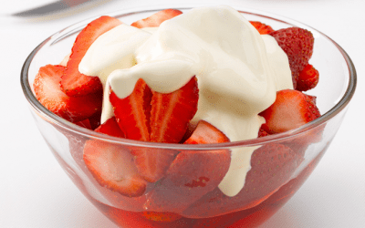 Postre Light de Frutilla