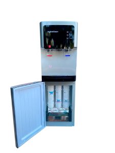 Bebedero de pie plateado de 4 litros